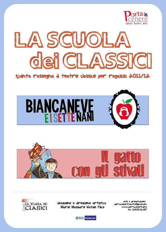 Locandina edizione 2011/2012 de La Scuola dei Classici