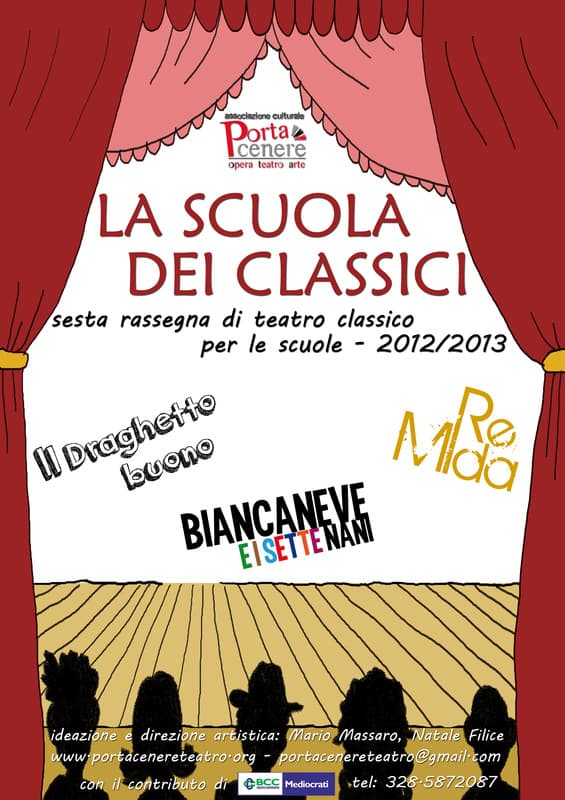 Locandina edizione 2012/2013 de La Scuola dei Classici